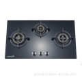 Build-in Hob Gas stove Three burner Gas Cooktops Factory